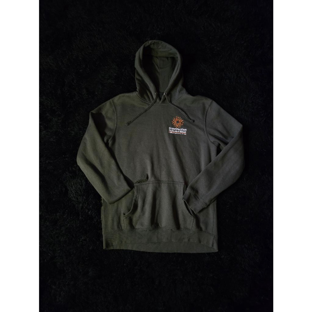 casual green hoodie